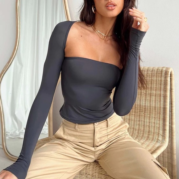 Two Piece Bolero Top - Picture 2 of 7